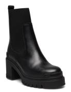Ika Shoes Boots Ankle Boots Ankle Boots With Heel Black Pavement