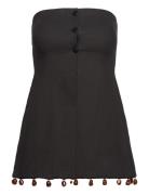 Cotton Suiting Sleeveless Top Tops T-shirts & Tops Sleeveless Black Ga...