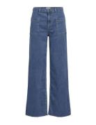 Objsava Mw Straight Jeans 129 Bottoms Jeans Straight-regular Blue Obje...