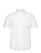 Uspa Ss Shirt Flori Men Tops Shirts Short-sleeved White U.S. Polo Assn...