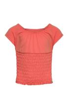 Kids Girls Knits Tops T-shirts Short-sleeved Orange Abercrombie & Fitc...