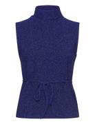 Sinemw Rollneck Top Tops Knitwear Turtleneck Blue My Essential Wardrob...