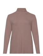 Fpevina Tee 1 Tops Knitwear Jumpers Beige Fransa Curve