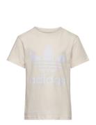 Trefoil Tee Sport T-shirts Short-sleeved Beige Adidas Originals