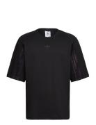 M Fash Raglan T Sport T-shirts Short-sleeved Black Adidas Originals