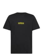 M Ss Tiro Sum 2 Tops T-shirts Short-sleeved Black Adidas Sportswear