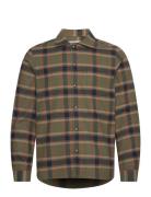 Casual Overshirt Tops Overshirts Khaki Green Revolution