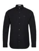 Reg Pinpoint Oxford Shirt Tops Shirts Casual Black GANT