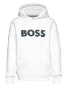 Sweatshirt Tops Sweat-shirts & Hoodies Hoodies White BOSS