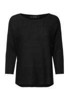 Vmnora 3/4 Boatneck Blouse Noos Tops Blouses Long-sleeved Black Vero M...