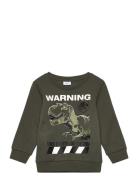 Nmmnat Jurassic Sweat Bru Noos Sky Tops Sweat-shirts & Hoodies Sweat-s...