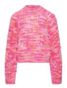 Nkfnabbel Ls Short Knit Tops Knitwear Pullovers Pink Name It