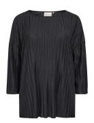 Wa-Scarlet Tops Blouses Long-sleeved Black Wasabiconcept