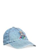 Polo Bear Denim Ball Cap Accessories Headwear Caps Blue Polo Ralph Lau...