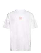 Asa Aa T-Shirt Gots Tops T-shirts Short-sleeved White Double A By Wood...