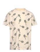 Tnkarter S_S Tee Tops T-shirts Short-sleeved Multi/patterned The New