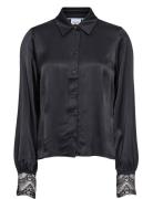 Nuwilhelma Shirt Tops Shirts Long-sleeved Black Nümph
