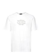 Glow Ss T-Shirt Designers T-shirts Short-sleeved White Daily Paper