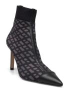 Janet Bootie 90-Kmn Shoes Boots Ankle Boots Ankle Boots With Heel Blac...