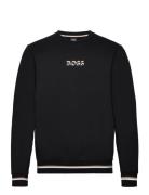 Iconic Sweatshirt Tops Sweat-shirts & Hoodies Sweat-shirts Black BOSS