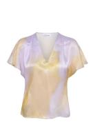 Olgakb Top Tops Blouses Short-sleeved Multi/patterned Karen By Simonse...