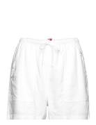 Tjw Linen Short Bottoms Shorts Casual Shorts White Tommy Jeans