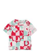 Soida Ruutu Unikko I Tops T-shirts Short-sleeved Multi/patterned Marim...