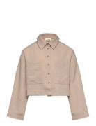 Shirt Tops Shirts Long-sleeved Shirts Beige Sofie Schnoor Young