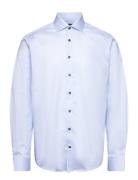 Bs Seau Modern Fit Shirt Tops Shirts Business Blue Bruun & Stengade