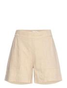 Lineafv Work Shorts Bottoms Shorts Casual Shorts Beige FIVEUNITS