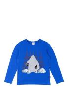 Groke Shirt Tops T-shirts Long-sleeved T-shirts Blue Martinex