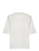 Objgima 2/4 Over T-Shirt Noos Tops T-shirts & Tops Short-sleeved Cream...