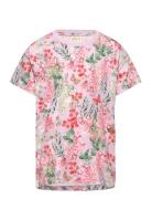 Lilacs T-Shirt Tops T-shirts Short-sleeved Multi/patterned Ma-ia Famil...