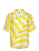 Alonzo Parasol Tops Blouses Short-sleeved Yellow EYTYS