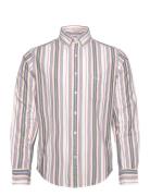 Reg Stripe Archive Oxford Shirt Tops Shirts Casual White GANT