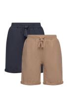 Shorts Sweat 2-Pack Bottoms Shorts Multi/patterned Minymo