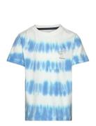 T-Shirt Ss Tie Dye Tops T-shirts Short-sleeved Blue Minymo