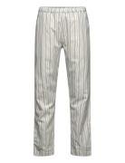 Pants Woven Stripe W. Lining Bottoms Trousers Multi/patterned Huttelih...
