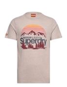 Great Outdoors Graphic T-Shirt Tops T-shirts Short-sleeved Beige Super...