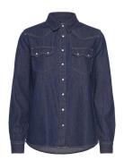 Shirt Tops Shirts Long-sleeved Navy United Colors Of Benetton