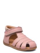 Starters™ Scallop Velcro Sandal Shoes Summer Shoes Sandals Pink Pom Po...