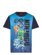 Lwtano 310 - T-Shirt S/S Tops T-shirts Short-sleeved Navy LEGO Kidswea...