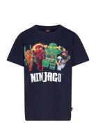 Lwtano 325 - T-Shirt S/S Tops T-shirts Short-sleeved Navy LEGO Kidswea...