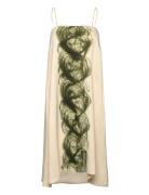 Swirl String Elastic Dress - Milli Designers Knee-length & Midi Beige ...