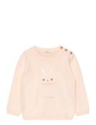 Sweater L/S Tops Knitwear Pullovers Pink United Colors Of Benetton