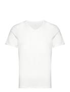 Sloggi Men Evernew Shirt 03 V-Neck Tops T-shirts Short-sleeved White S...