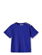 Kenna T-Shirt Tops T-shirts Short-sleeved Blue Fliink