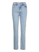 Anf Womens Jeans Bottoms Jeans Straight-regular Blue Abercrombie & Fit...