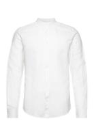 Onsarlo Slim Ls Mao Hrb Linen Shirt Tops Shirts Casual White ONLY & SO...