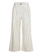 Cc Heart Lina Loose Pants In Linen Bottoms Trousers Straight Leg Multi...